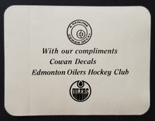 Load image into Gallery viewer, Vintage NHL Edmonton Oilers 10th Anniversary Unused Sticker Decal Hockey NOS