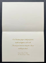Load image into Gallery viewer, 1967 Alabama Governor George Wallace Christmas Card + Executive Mansion Envelope