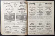 Load image into Gallery viewer, 1912 Spalding USA Athletic Goods Catalog Spring+Summer Baseball MLB VTG