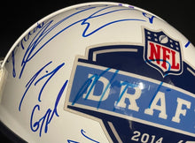 Load image into Gallery viewer, 2014 NFL Draft Multi Autographed Signed Helmet Evans Mack Manziel PSA Football