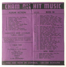 Load image into Gallery viewer, CHAM 1280 Radio Survey Chart All Hit Music Hamilton Don Collins Cat Stevens