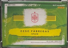 Load image into Gallery viewer, 2021-22 Donruss Road to Qatar Cesc Fabregas Kit Kings Material Prime 4/5 SGC 8.5