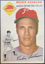 Load image into Gallery viewer, Richie Ashburn 1954 Topps #45 Philadelphia Phillies Baseball Trading Card MLB