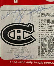 Load image into Gallery viewer, 1967 NHL Stanley Cup Clinch Program Team Signed x24 Maple Leafs Autographed JSA