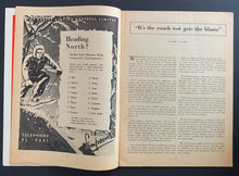 Load image into Gallery viewer, 1942 Montreal Forum NHL Hockey Program Canadiens vs Detroit Red Wings Vintage