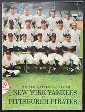 Load image into Gallery viewer, 1960 New York Yankees v Pittsburgh Pirates MLB World Series Baseball Program Vtg