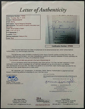 Load image into Gallery viewer, 1990 Muhammad Ali Autographed Islamic Pamphlet World Boxing Champions JSA Signed