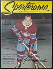 Load image into Gallery viewer, 1967 Yvan Cournoyer Autographed Sportorama Magazine Signed Montreal Canadiens