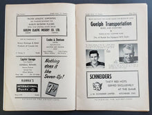 Load image into Gallery viewer, 1978 Guelph Memorial Gardens OHA Opening Night Program Mad Hatters v Marlboros