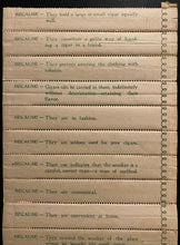 Load image into Gallery viewer, 1898 Wax Lined Cigar Pockets Vintage Tobacciana Paper Goods Co Toronto Very Rare
