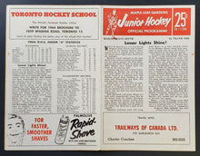 Load image into Gallery viewer, 1964 Maple Leaf Gardens OHA Major Jr A Program Toronto vs Niagara Falls Flyers