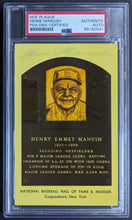 Load image into Gallery viewer, Heinie Manush Autographed Signed MLB Hall of Fame Postcard PSA Detroit Tigers