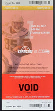 Load image into Gallery viewer, Los Angeles Chargers NFL 2017 Season Unused 10 Tickets Full Set Football Sports
