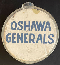 Load image into Gallery viewer, 1944 Vintage Rare OHL Oshawa Generals Memorial Cup Champions Hockey Puck