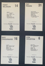 Load image into Gallery viewer, 1979/1980 Atlanta Flames Coca-Cola Postcard Set NHL Vintage Jim Craig Hockey