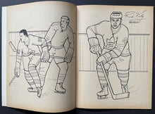 Load image into Gallery viewer, 1964 Toronto Maple Leafs Vintage Original NHL Hockey Colouring Book + Provenance