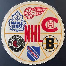 Load image into Gallery viewer, 1960s Original Six Vintage NHL Silk Fabric 8.5" Patch Toronto Star Premium