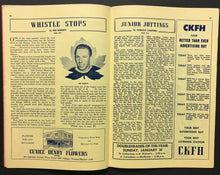 Load image into Gallery viewer, Jan 30 1955 Maple Leaf Gardens Ontario Junior A Hockey Program Sid Smith Signed