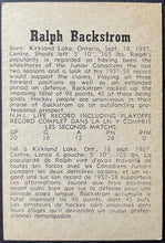Load image into Gallery viewer, 1958-59 Parkhurst Hockey Card #16 Ralph Backstrom Montreal Canadiens Vintage NHL