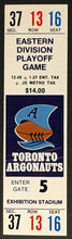 Load image into Gallery viewer, 1986 CFL Football Ticket Eastern Finals Payoffs CNE Stadium Toronto Argonauts