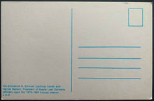 Load image into Gallery viewer, 1979 Vintage Maple Leaf Gardens Postcard Season Opener Leafs vs Rangers NHL