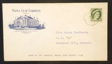 Load image into Gallery viewer, 1961 NHL Hockey Billy Harris Toronto Maple Leaf Autographed Photo & Envelope