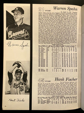 Load image into Gallery viewer, 1962 MLB Baseball Milwaukee Braves Yearbook Hank Aaron Joe Torre Phil Niekro