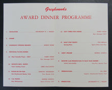 Load image into Gallery viewer, 1974 Vintage OHA Sault Ste. Marie Soo Greyhounds Awards Dinner Program Hockey