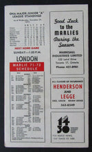 Load image into Gallery viewer, 1971 Maple Leaf Gardens OHA Major Jr A Program Toronto vs Hamilton Red Wings