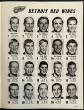 Load image into Gallery viewer, 1968 Detroit Olympia Hockey Program + Game Ticket Red Wings vs Boston Bruins