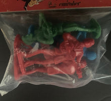 Load image into Gallery viewer, 1960s The Beatles Full Set Emirober Plastic Cake Toppers Vintage Music Figures