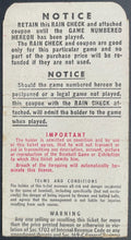 Load image into Gallery viewer, 1952 World Series Game 3 Ticket Yankee Stadium New York v Brooklyn Dodgers MLB
