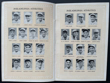 Load image into Gallery viewer, 1929 World Series Program Wrigley Field Chicago Cubs Philadelphia Athletics