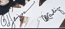Load image into Gallery viewer, OJ Simpson + Al Cowlings Dual Signed Photo Autographed NFL Football JSA Ltd. Ed
