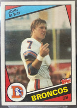 Load image into Gallery viewer, 1984 NFL Football Denver Broncos John Elway Topps Rookie Card Beckett 8.5 NM-MT+