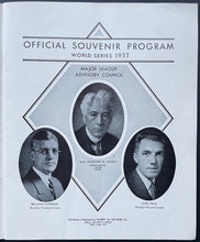 Load image into Gallery viewer, 1937 World Series Game 5 Official Program Yankee Stadium New York Giants MLB