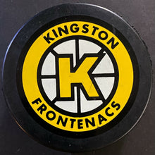 Load image into Gallery viewer, 1990s Vintage Kingston Frontenacs OHA Junior A Hockey Puck East SIde Marios