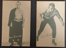Load image into Gallery viewer, 12 Different Vintage 1940-1960 Exhibit Cards Historical Sports Primo Carnera