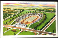 Load image into Gallery viewer, 1930's Babe Ruth Stadium Postcard Baltimore Maryland (Municipal Stadium)