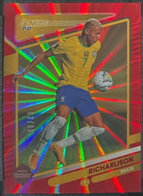 Load image into Gallery viewer, 2021-22 Donruss Road to Qatar #20 Richarlison Holo Red Laser 3/99 SGC 9 Brazil