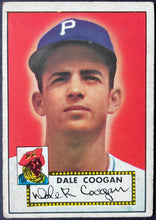 Load image into Gallery viewer, 1952 Topps Baseball Dale Coogan #87 Pittsburgh Pirates MLB Card Vintage