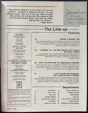 Load image into Gallery viewer, 1990 George Steinbrenner Autographed New York Yankee Spring Training Program LOA