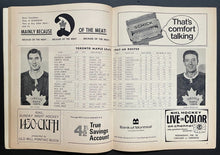 Load image into Gallery viewer, 1968 Toronto Maple Leafs Game Program vs. St. Louis Blues Inaugural Season NHL