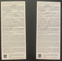 Load image into Gallery viewer, 2018 New Orleans Saints Proof Tickets NFL Football Mercedes-Benz Superdome Brees
