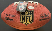 Load image into Gallery viewer, Montana + Flutie + Theismann Multi Autographed Duke Wilson NFL Football JSA LOA