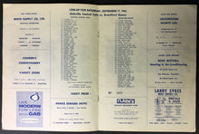 Load image into Gallery viewer, 1966 Junior Ontario Rugby Football Union Program Oakville Colts Brantford Bisons