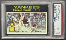Load image into Gallery viewer, 1971 Topps Thurman Munson #5 All-Star Rookie New York Yankees PSA 6 EX-MT