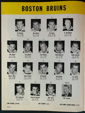 Load image into Gallery viewer, 1963 Detroit Olympia NHL Hockey Program Detroit Red Wings v Bruins Howe Cover