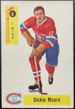 Load image into Gallery viewer, 1958-59 Parkhurst Hockey Dickie Moore #8 Montreal Canadiens Vintage NHL