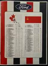Load image into Gallery viewer, 1972 Summit Series Hockey Game Official Home TV Program Moscow Team Canada